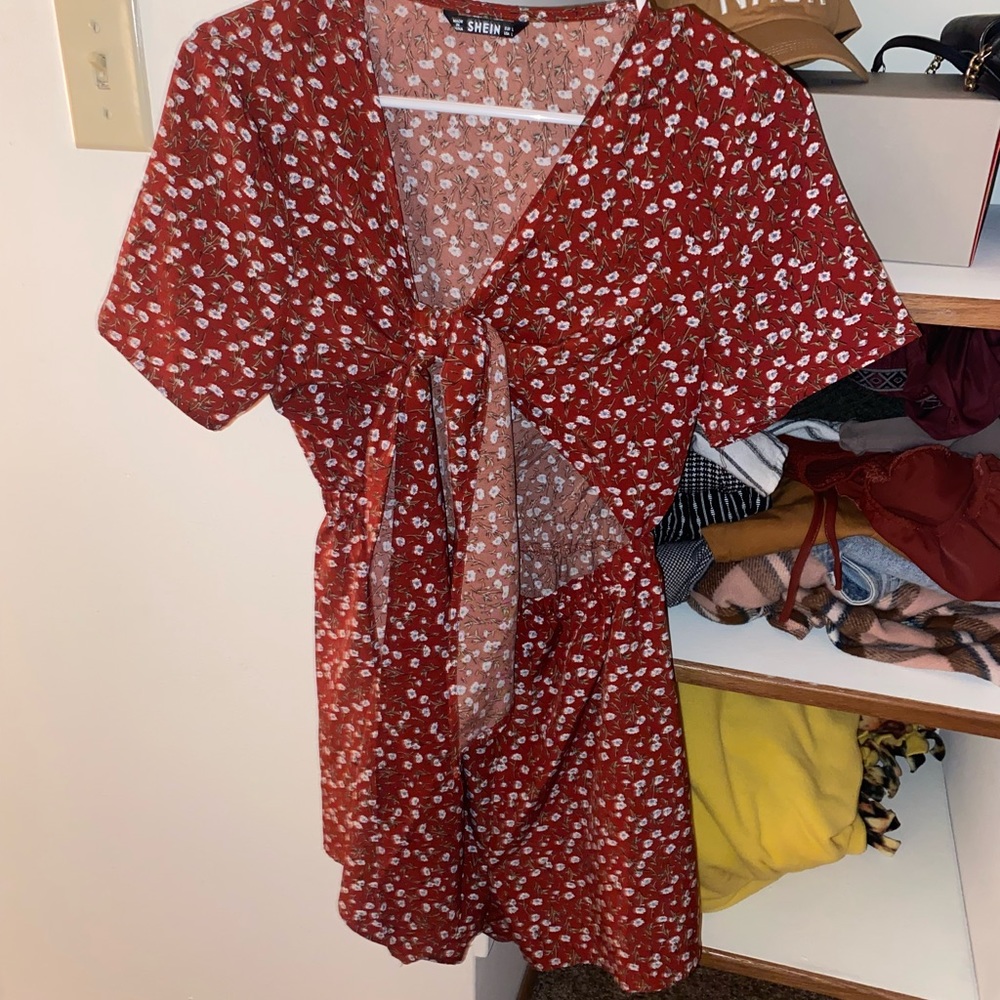 shein open front romper